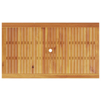 Set da Pranzo per Giardino 7 pcs Marrone 3375625