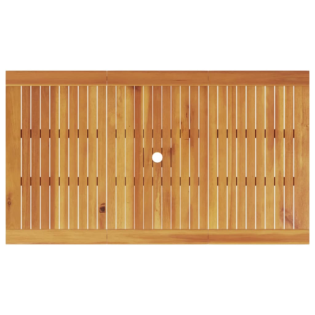 Set da Pranzo per Giardino 7 pcs Marrone 3375638