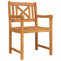 Set da pranzo da giardino 7 pcs Legno naturale 180 x 90 x 75 cm 3375660