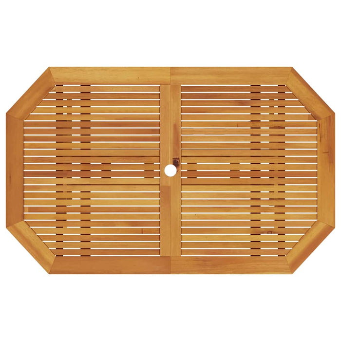 Set da Pranzo per Giardino 5 pcs Marrone 3375712