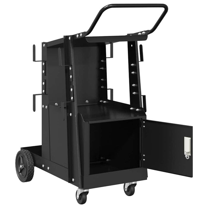 Carrello per saldatura Nero 90 x 46 x 96 cm Acciaio 42010371