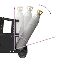 Carrello per saldatura Nero 90 x 46 x 96 cm Acciaio 42010371