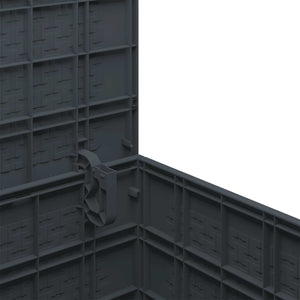 Scatola di Stoccaggio per Giardino Antracite 55 x 53 x 57 cm 870579