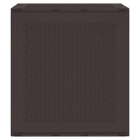 Scatola di Stoccaggio per Giardino Marrone 55 x 53 x 57 cm 870580