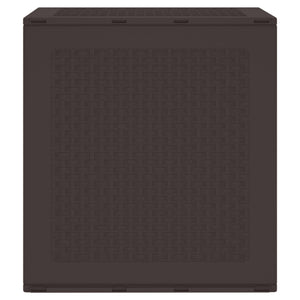 Scatola di Stoccaggio per Giardino Marrone 55 x 53 x 57 cm 870580