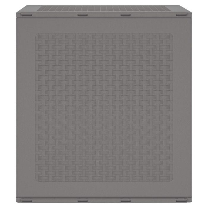 Scatola di Stoccaggio per Giardino con porta Grigio chiaro 870582