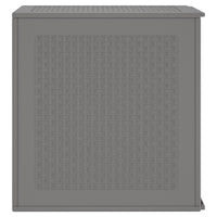 Scatola di Stoccaggio per Giardino con porta Grigio chiaro 870582