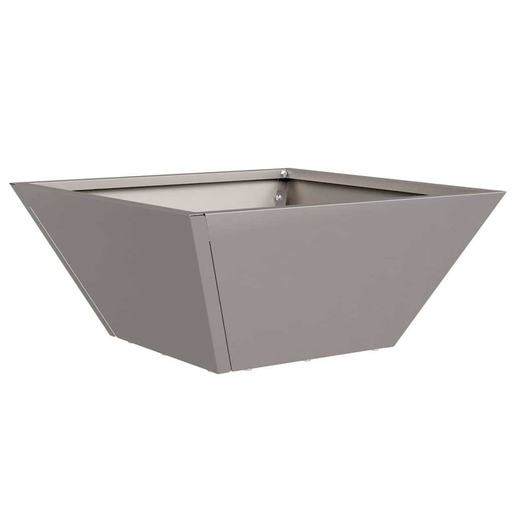 Vasi a Ciotola per Giardino - 5 pz, 35x35x15 cm in Acciaio Corroso. 873809