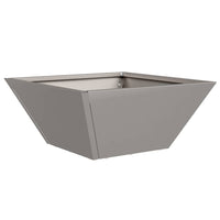 Vasi a Ciotola per Giardino - 5 pz, 35x35x15 cm in Acciaio Corroso. 873809