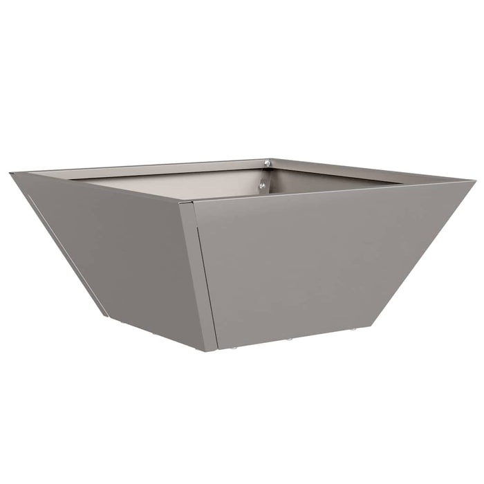 Vasi a Ciotola per Giardino - 5 pz, 35x35x15 cm in Acciaio Corroso. 873809