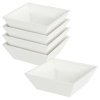 Vaso di Plastica 5 pcs Bianco 50 x 50 x 15 cm Acciaio 873827