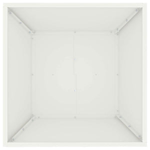 Vaso di Plastica 5 pcs Bianco 50 x 50 x 15 cm Acciaio 873827