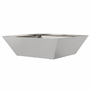Vasi da giardino , set da 5 pezzi, 50x50x15 cm in acciaio inox 873833