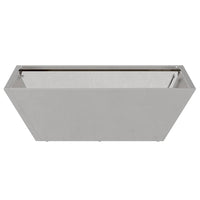 Vasi da giardino , set da 5 pezzi, 50x50x15 cm in acciaio inox 873833