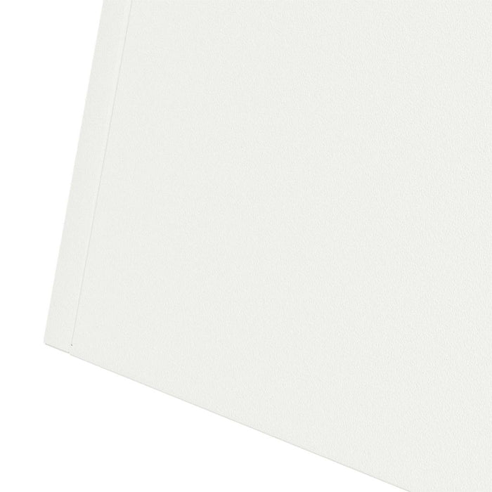 Vaso a Pilastro-Fioriera da Esterno-Contenitore per Piante Bianco 35 x 35 x 73 cm