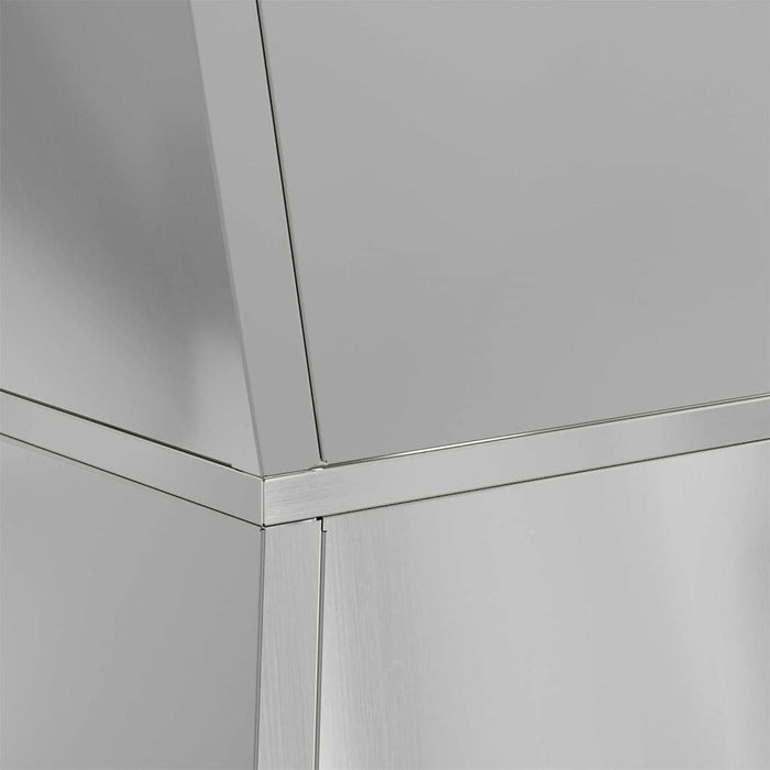 Vaso a Pilastro 2 pz-Set di 2 Fioriera da Esterno-Contenitore per Piante Argento 35 x 35 x 73 cm 207036