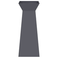 Vaso a Pilastro-Fioriera da Esterno-Contenitore per Piante Antracite 40 x 40 x 100 cm