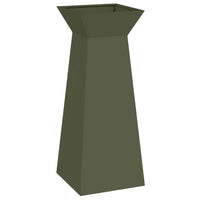 Supporto per Piante Verde oliva Metallo 40 x 40 x 101 cm Fioriere 873858