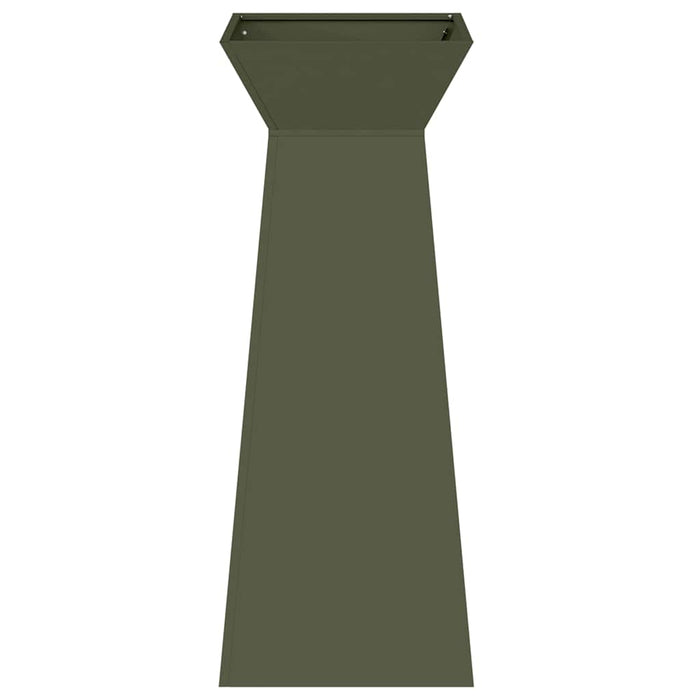 Vaso a Pilastro-Fioriera da Esterno-Contenitore per Piante Oliva 40 x 40 x 100 cm