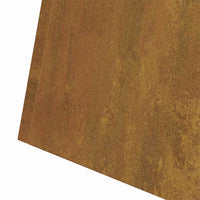 Vaso da giardino  con ciotola 40x40x100 cm in acciaio corten 873864