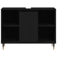 Unità Vanità Rovere Nero Legno Ingegnere Medio 873894