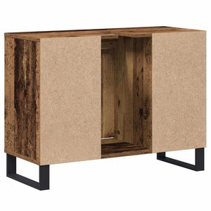 Mobile Lavabo Legno Invecchiato Truciolare Medio Mobile Lavabo 873898