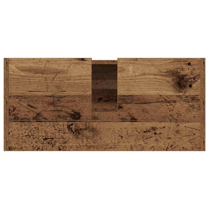 Mobile Lavabo Legno Invecchiato Truciolare Medio Mobile Lavabo 873898