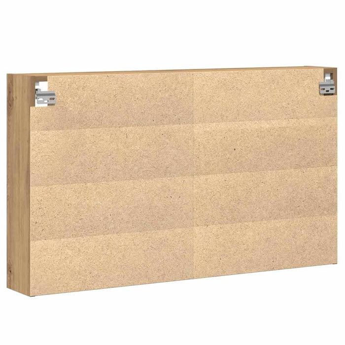 Vetrina con lo scaffale rovere artigianale 100 x 15 x 58 cm 873905