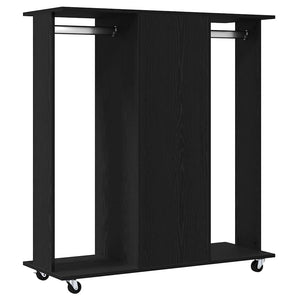 Guardaroba Rovere nero 102 x 38 x 110 cm Legno multistrato 873909