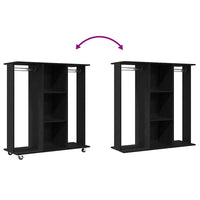 Guardaroba Rovere nero 102 x 38 x 110 cm Legno multistrato 873909