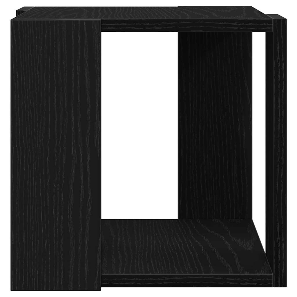 Tavolino da salotto Rovere nero 32 x 32 x 30 cm 873912