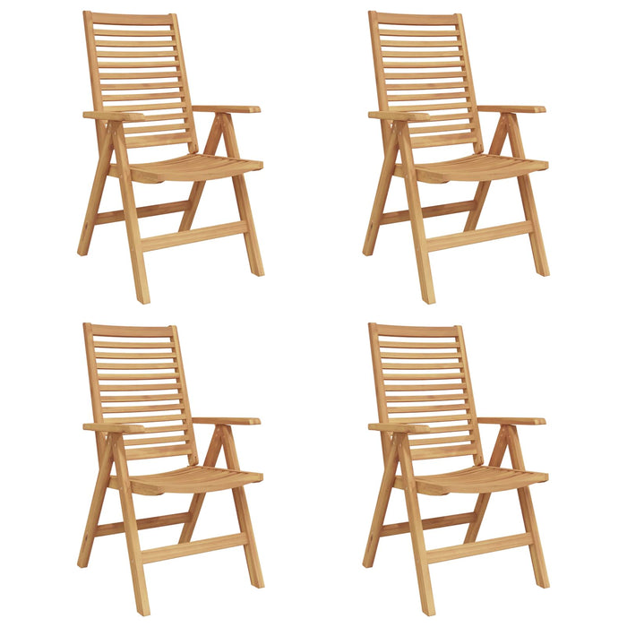 Sedia da Giardino 4 pcs Marrone 52 x 64.5 x 108 cm 3376031