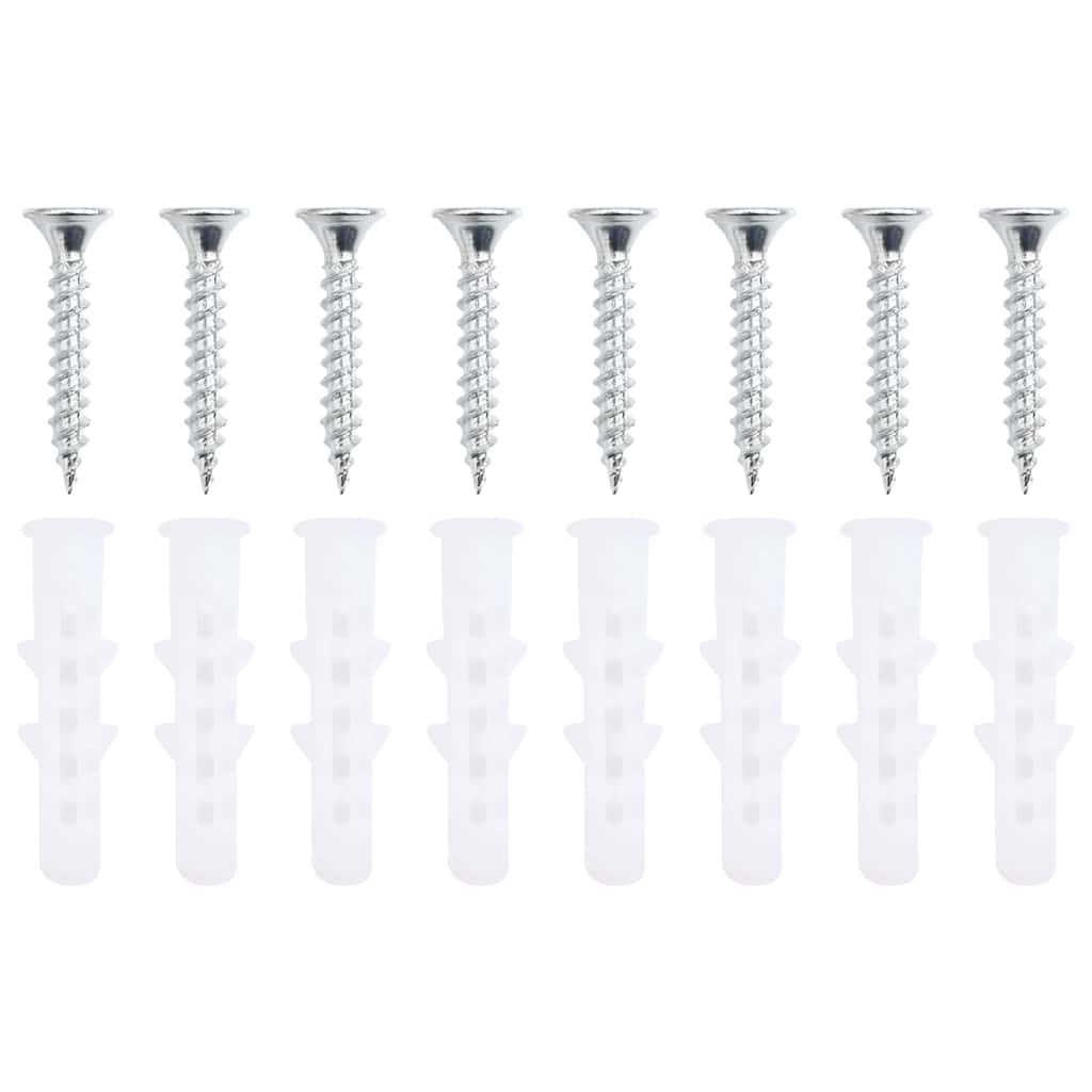 vidaXL Porta asciugamani Nero 61 x 23 x 17 cm Acciaio inossidabile