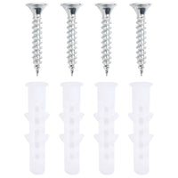 Porta asciugamani Nero 61 x 14.5 x 5 cm Acciaio inossidabile 42008357