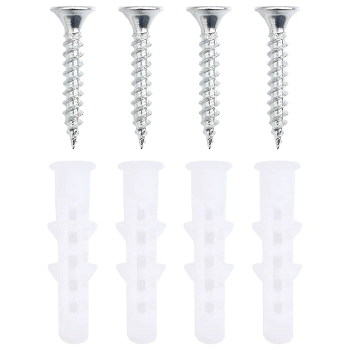 Porta asciugamani Nero 61 x 14.5 x 5 cm Acciaio inossidabile 42008357