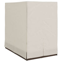 Lettino doppi con Tetto Marrone 205 x 129 x 200 cm Rattan PE 3376128