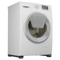 Base per lavatrice 2 pcs Nero 72 x 5 x 4.5 cm Acciaio 42009955