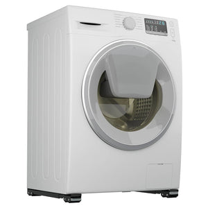 Base per lavatrice 2 pcs Nero 72 x 5 x 4.5 cm Acciaio 42009955