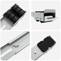 Base per lavatrice 2 pcs Argento 72 x 5 x 4.5 cm Acciaio 42009956