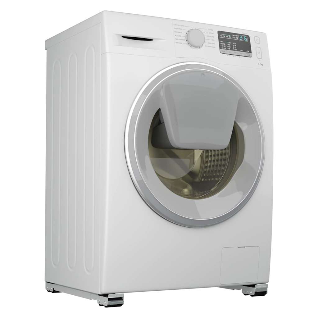 Base per lavatrice 2 pcs Argento 72 x 5 x 4.5 cm Acciaio 42009956