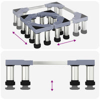 Base per lavatrice Grigio 67 x 67 x 21.5 cm Metallo 42009958