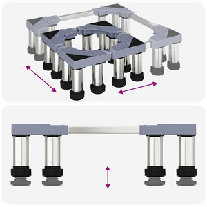 Base per lavatrice Grigio 67 x 67 x 21.5 cm Metallo 42009958