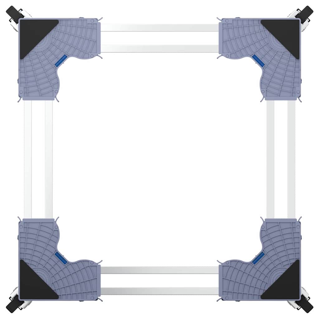 Base per lavatrice Grigio 67 x 67 x 12 cm Metallo 42009960