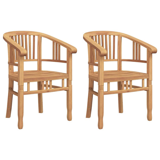 vidaXL Sedie da giardino 2 pcs Marrone 63 x 58 x 89 cm