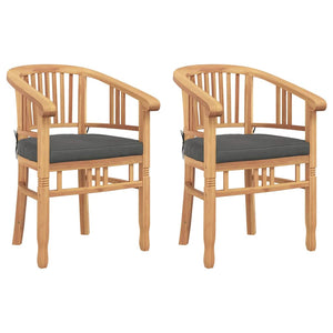 Sedie da giardino 2 pcs Marrone 63 x 58 x 89 cm 42008385