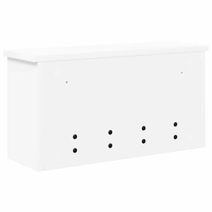 vidaXL Appendiabiti a muro Bianco 50 x 16 x 26 cm Legno multistrato