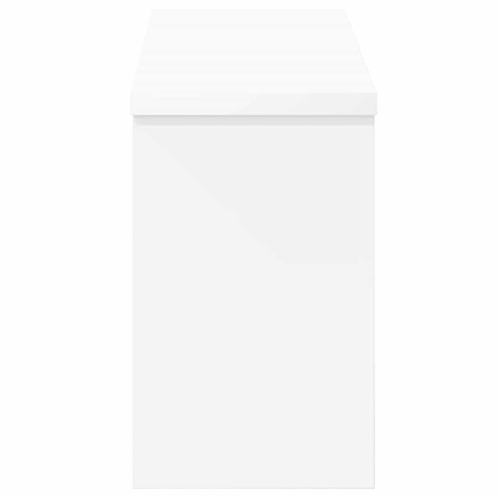 vidaXL Appendiabiti a muro Bianco 50 x 16 x 26 cm Legno multistrato