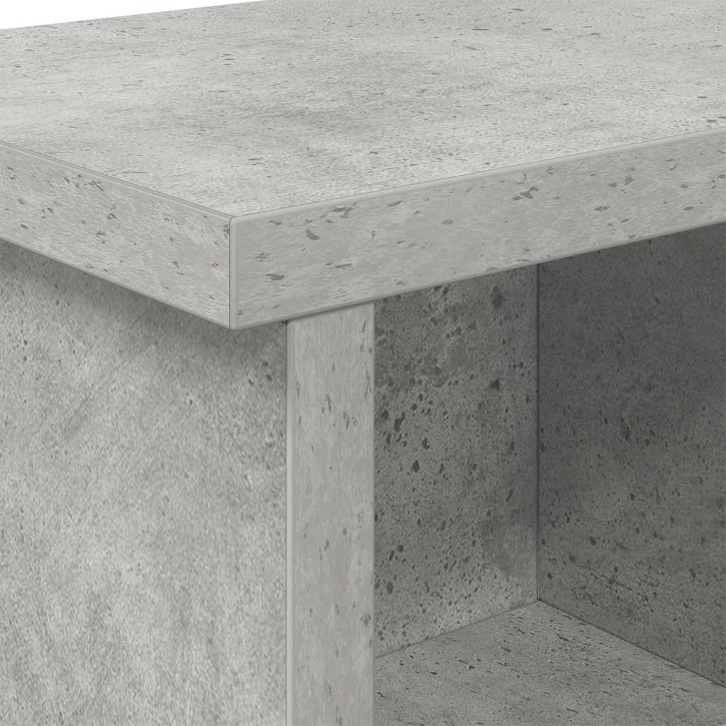 Appendiabiti a muro Grigio cemento 50 x 16 x 26 cm 874310