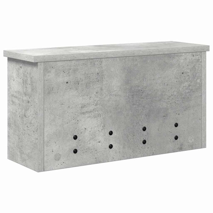 Appendiabiti a muro Grigio cemento 50 x 16 x 26 cm 874310