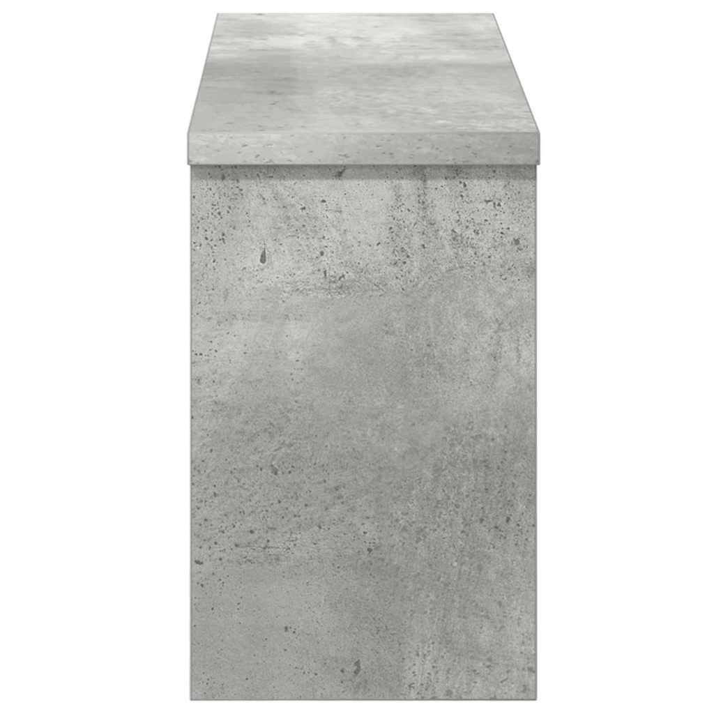 Appendiabiti a muro Grigio cemento 50 x 16 x 26 cm 874310